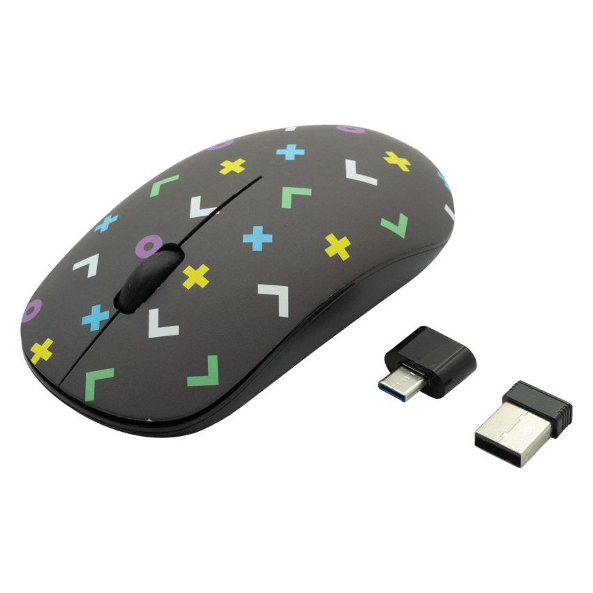 Tag Series 2.4G Wireless Optical MouseUSB/TypeC Geo