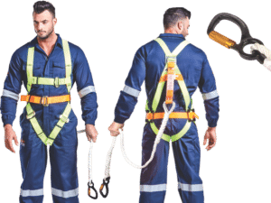 Safety Harness Single Lanyard & Carabine Hook