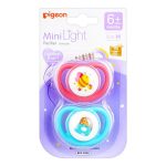 Minilight Pacifier (2 Pc) M Bee/Hedgehog