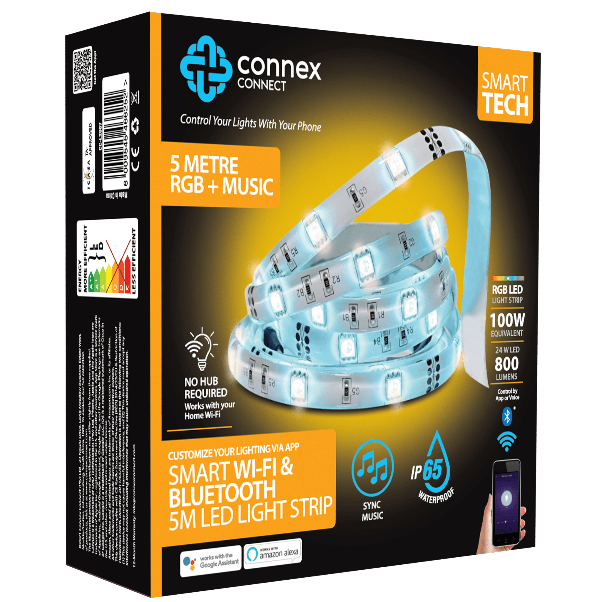 Smart WiFi Strip 5M 24W LED RGB