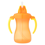 Petite Straw Bottle 150ml Orange
