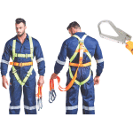 Safety Harness Double Lanyard & Scaffold Hooks