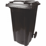 Wheelie Refuse Bin Black