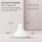 Softouch 3 Nipple Blister Pack 1pc (Ss)