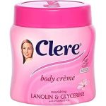 Clere Body Cream Lanolin & Glycerine -500ml/Box of 24