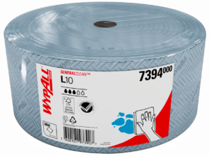 Wipes 7394 Wypall L10 1ply Blue