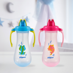 Tall Straw Bottle Pink
