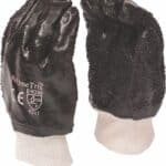Pvc Chip Black Palm Glove-10's/Pack