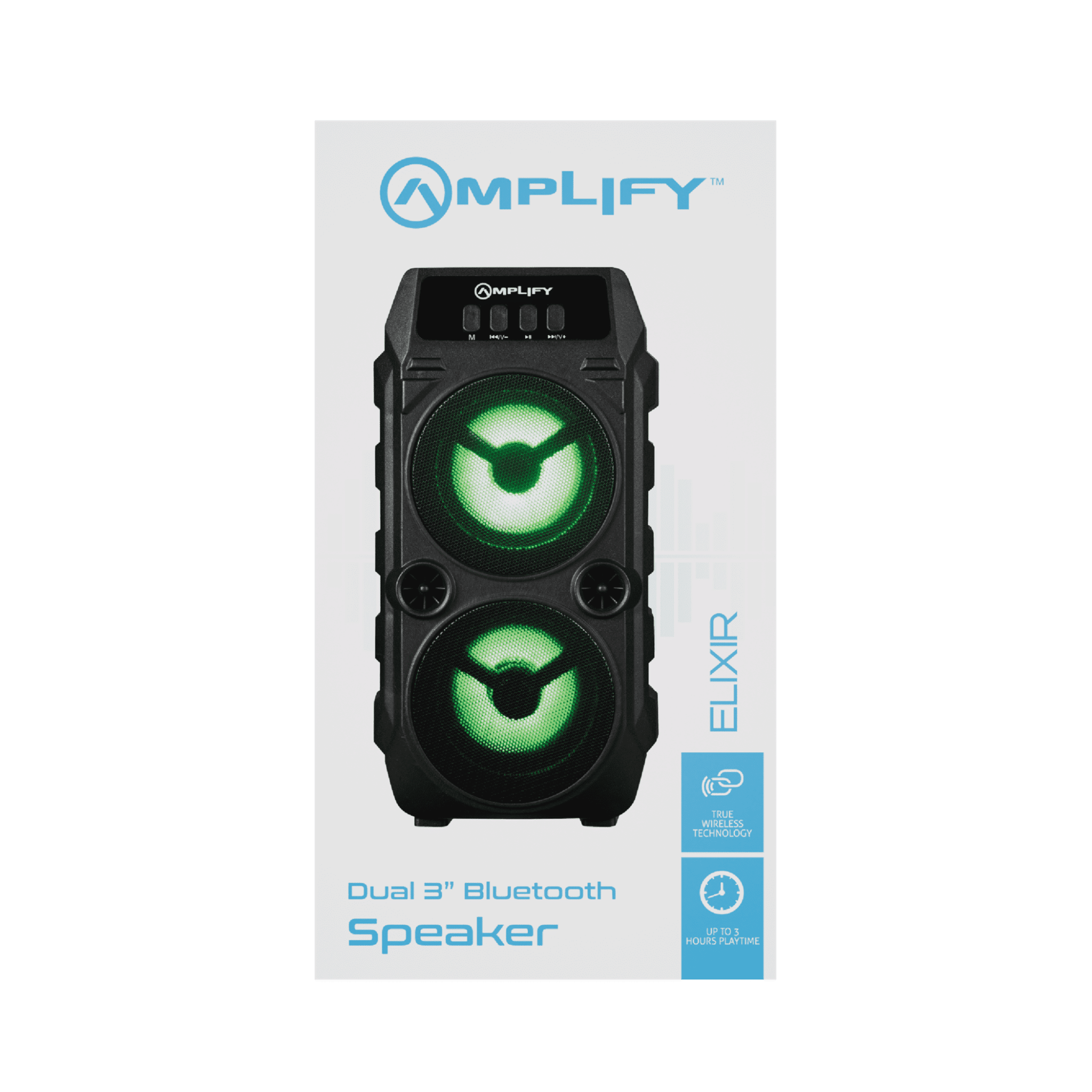 Elixir Series Dual 3" Bluetooth Speaker