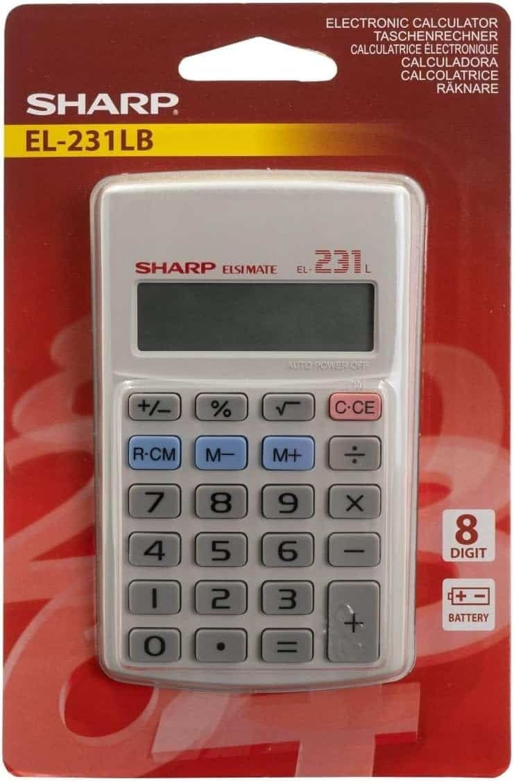 EL231 LB Pocket Calculator