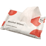 Alcohol Wet Wipes – 40 wipes per pack (Box of 10 Packs)