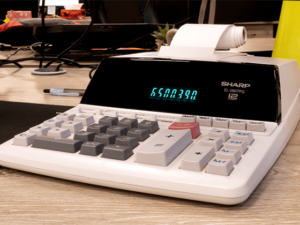EL-2607V Premium Fast Printer Calculator AC Powered
