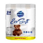 Eco Soft Virgin Toilet Tissue 1ply-24's X 500 Sheets