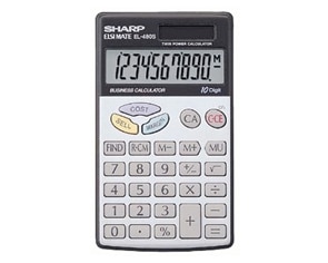 EL480SB Calculator blister