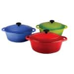 Gourmand 4.5L Oval Cast Iron Casserole