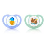 Minilight Pacifier (2 Pc) S Dino Egg & Squirrel