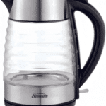 Sunbeam 1.7 Litre s/s Ribbed Glass Kettle