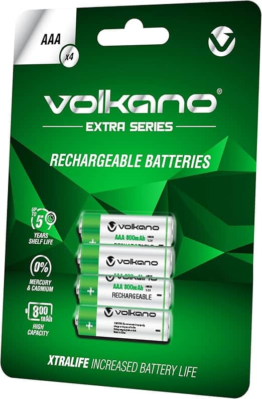 Extra series Rechargeable Batteries AAA pack of 4