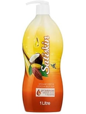 Satiskin Shower Gel Cocoa Butter - 1L/Box of 24