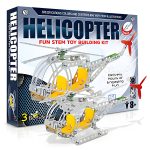 Build My World Blocks Fire Rescue Helicopter 63 PCS