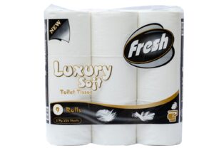 Luxury Soft Toilet Tissue-6 x 9 Rolls/Box