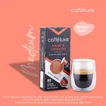 Caffeluxe Medium Espresso 10 Pods-12/Carton