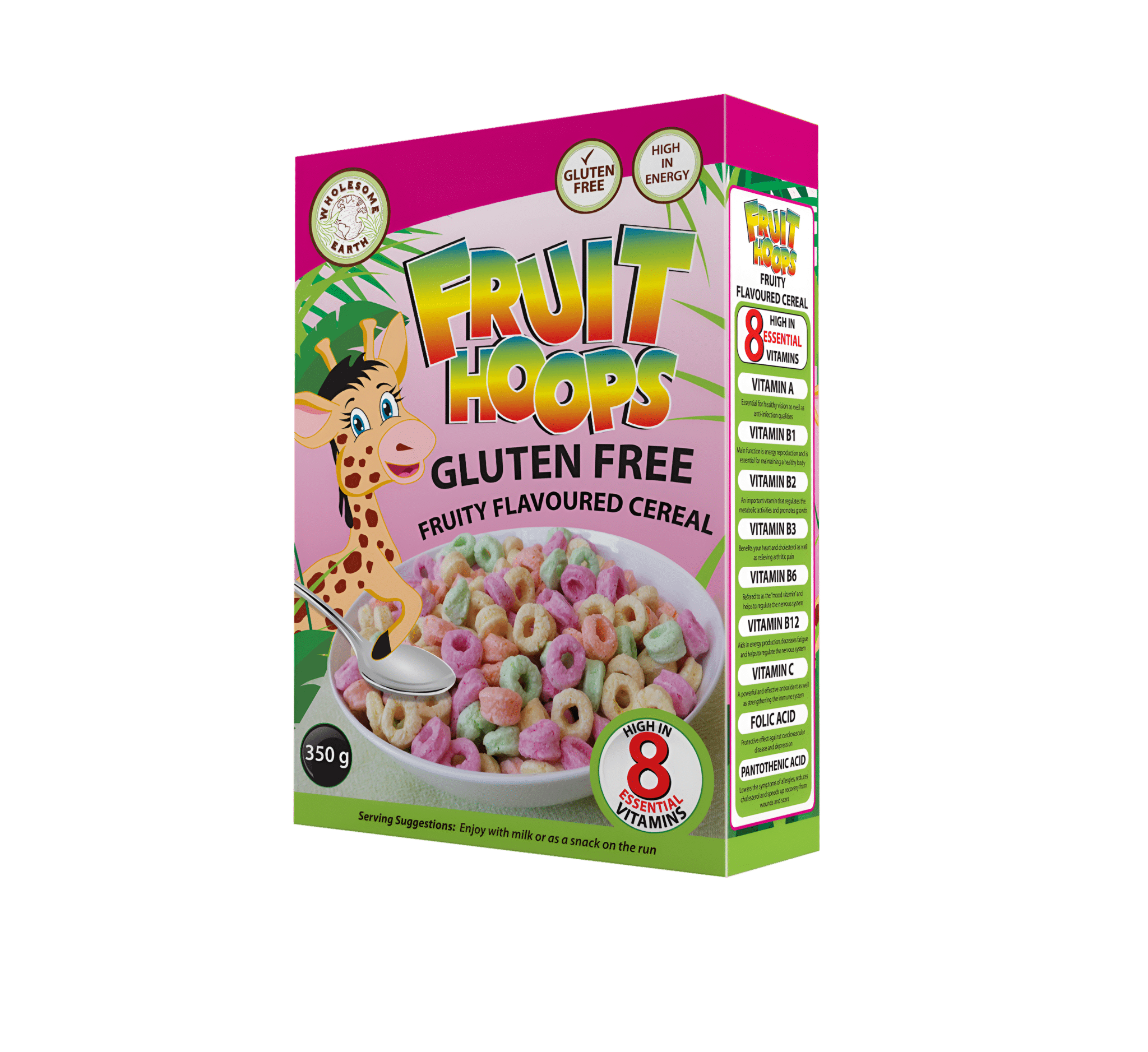 Wholsome Earth Fruit Hoops 350G-10/Box