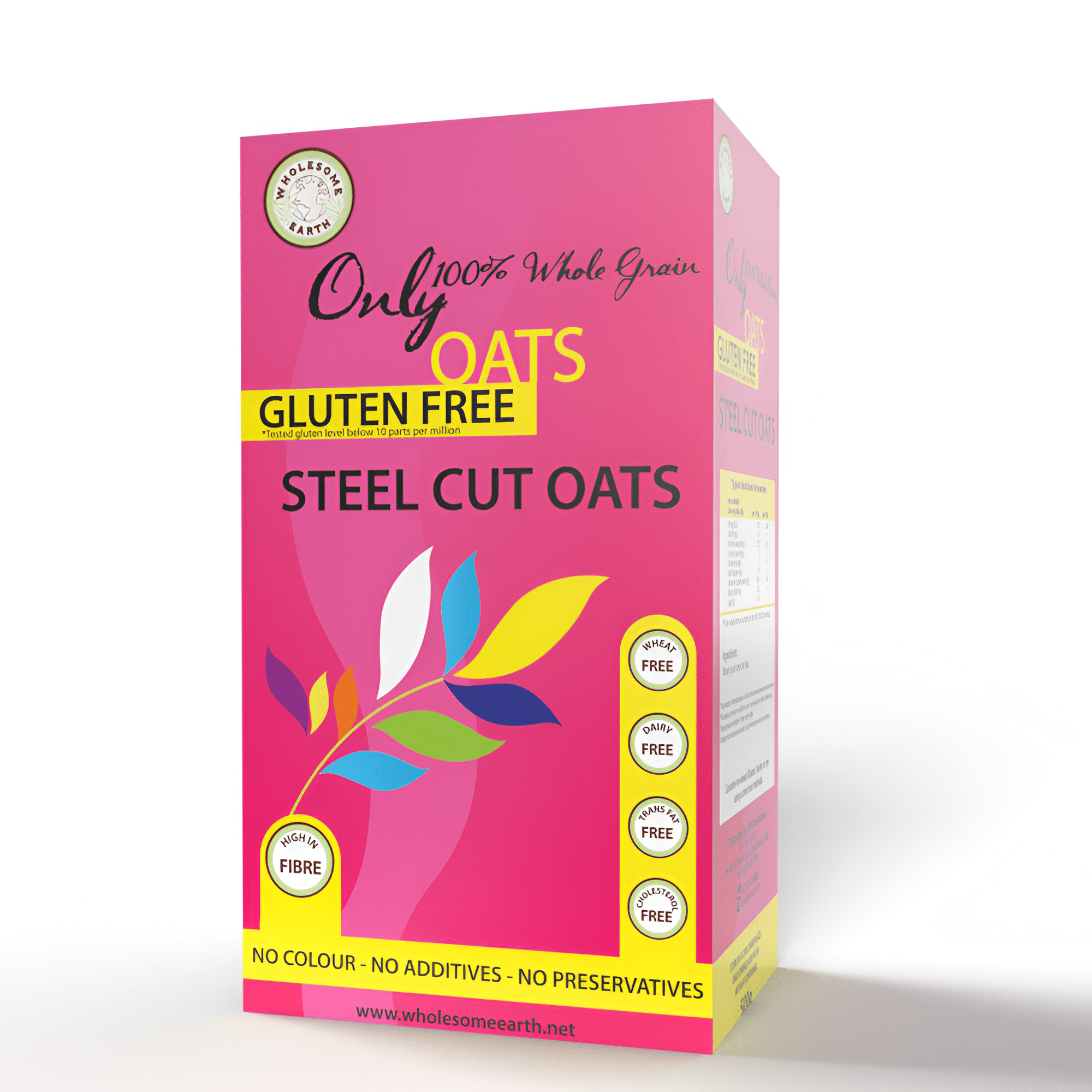 Wholsome Earth Steel Cut Oats 500G-12/Box