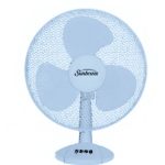 Sunbeam 12"(40CM) OSCILLATING DESK FAN - BLUE