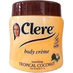 Clere Body Cream Tropical Coconut -300ml/Box of 24