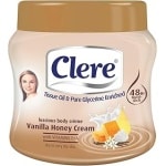 Clere Body Cream Vanilla Honey -500ml/Box of 24