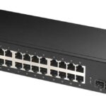 24 Port, Unmanaged, Gigabit Switch with 2 SFP Ports