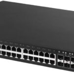 54 Port, Web Smart, 48 Gigabit PoE+ Long Range Switch with 6 SFP+ Ports