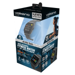 Volkano Active Tech Enduro series GPS Watch with heart rate monitor - Black
