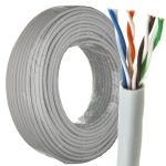 Cat5e 500m Roll, CCA, UTP CAT5e Cable Grey (Indoor Use)