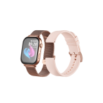 Volkano Trinity series Smartwatch with Metal Mesh strap – Gold