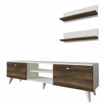 Geacles Walnut TV Unit