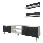 Geacles Marble Look TV Unit
