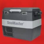 SnoMaster - 36.5L Plastic Portable Fridge/Freezer DC With 220V Power Adapter - Grey