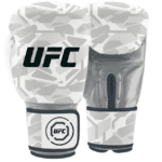 UFC Octagon Camo Boxing Gloves 16OZ White
