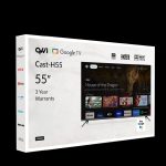 QVWi 55″ 4K Smart Google TV Cast-H55