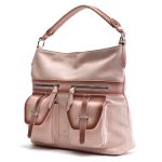 Fafanto Blush Pink Utility Pocket Hobo Bag