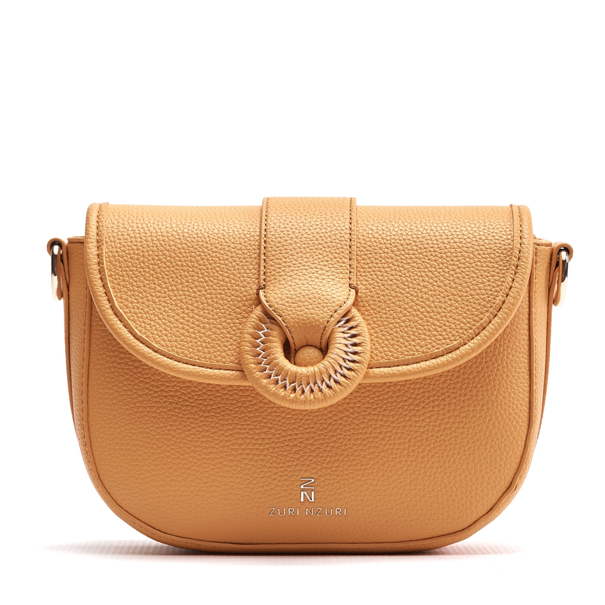 ZURI Nzuri Product Packshots-682_result Duafe Ochre Cross Body Bag - Image 1