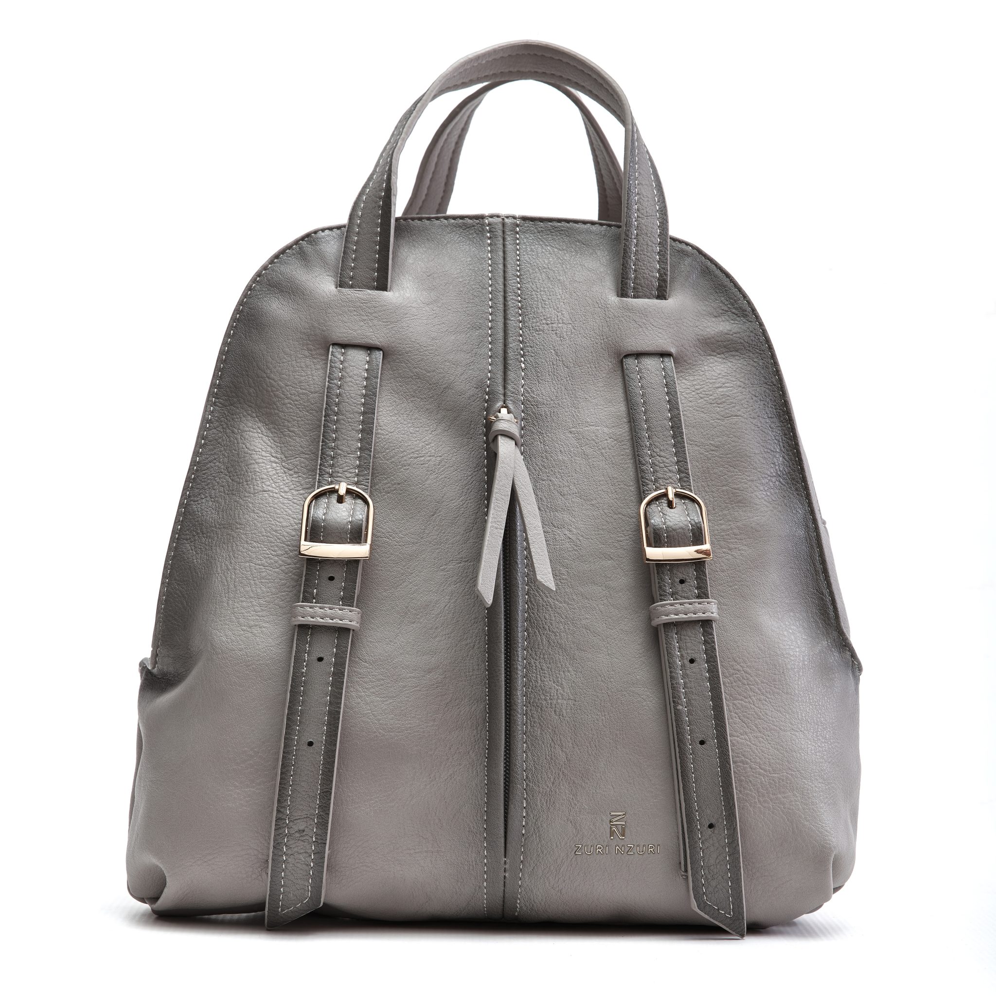 ZURI Nzuri Product Packshots-710 Sankofa Soft Grey Versatile Backpack - Image 1