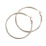 Sankofa Gold Plated Thin Hoop Earings